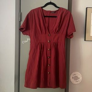 Casual Red/Burgandy Summer dress